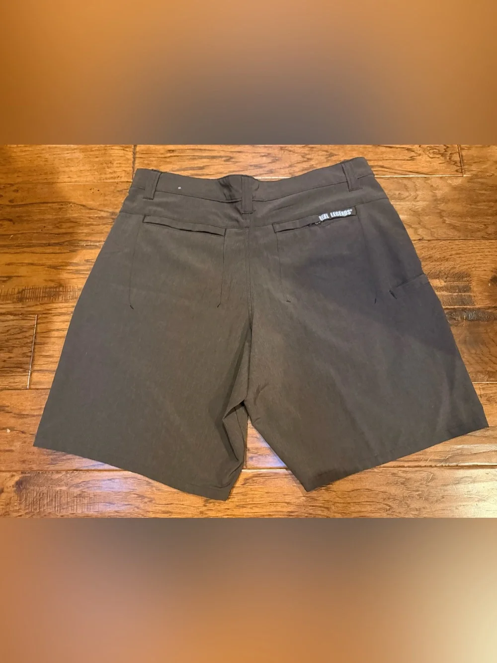 Reel Legends Men’s Size 36 Gray Outdoor Performance Fishing Shorts Quick Dry